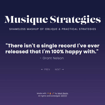 Musique Strategies